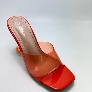 Women's Jelly Chunky Bow Block Heels Sandal Comfortable Stylish for Casual Party